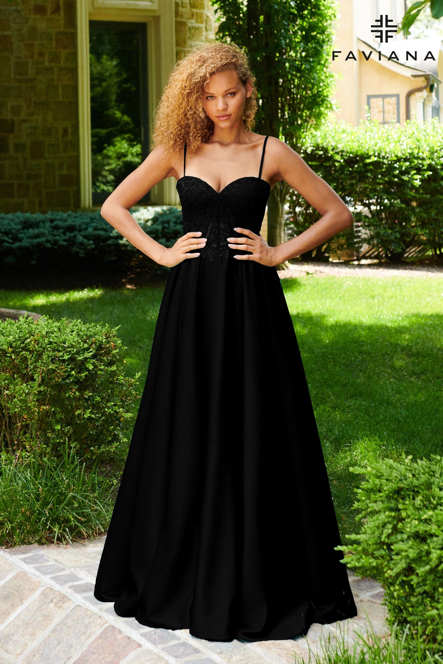 Faviana Lace Corset Dress