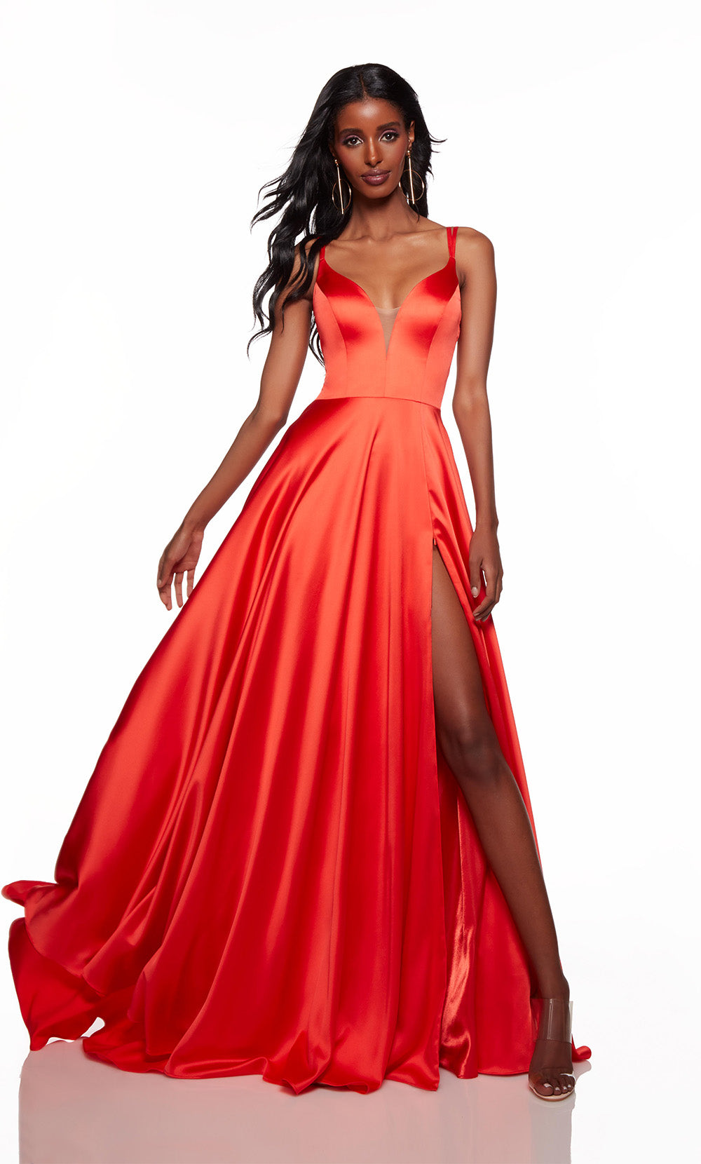 Alyce Paris Luminous Satin Dress