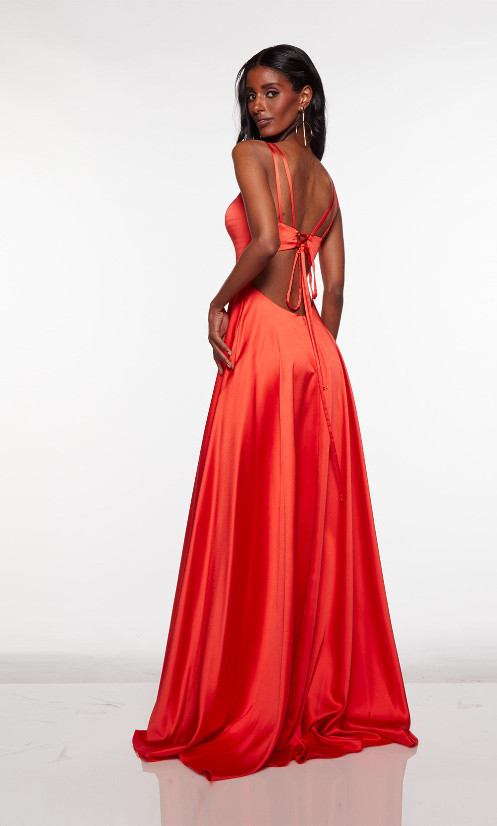 Alyce Paris Luminous Satin Dress