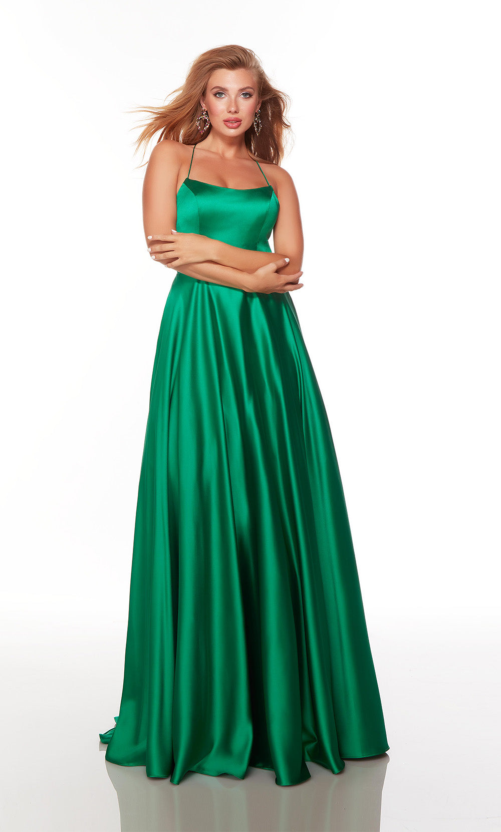 Alyce Paris Luminous Satin Dress