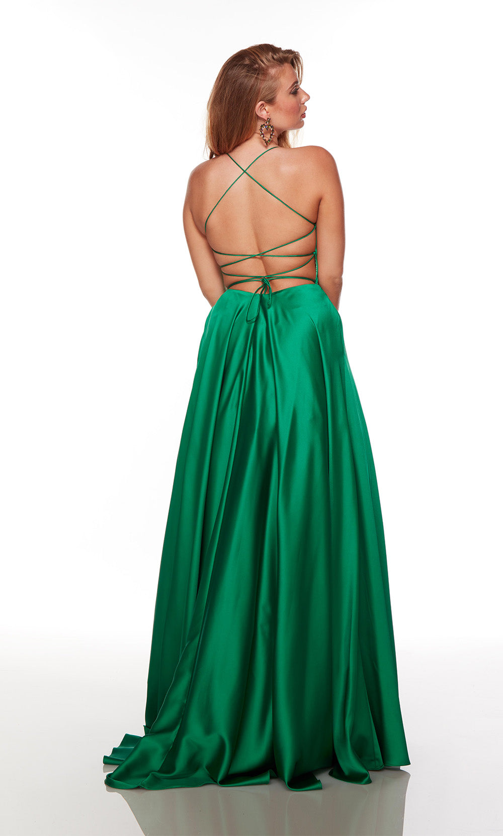 Alyce Paris Luminous Satin Dress