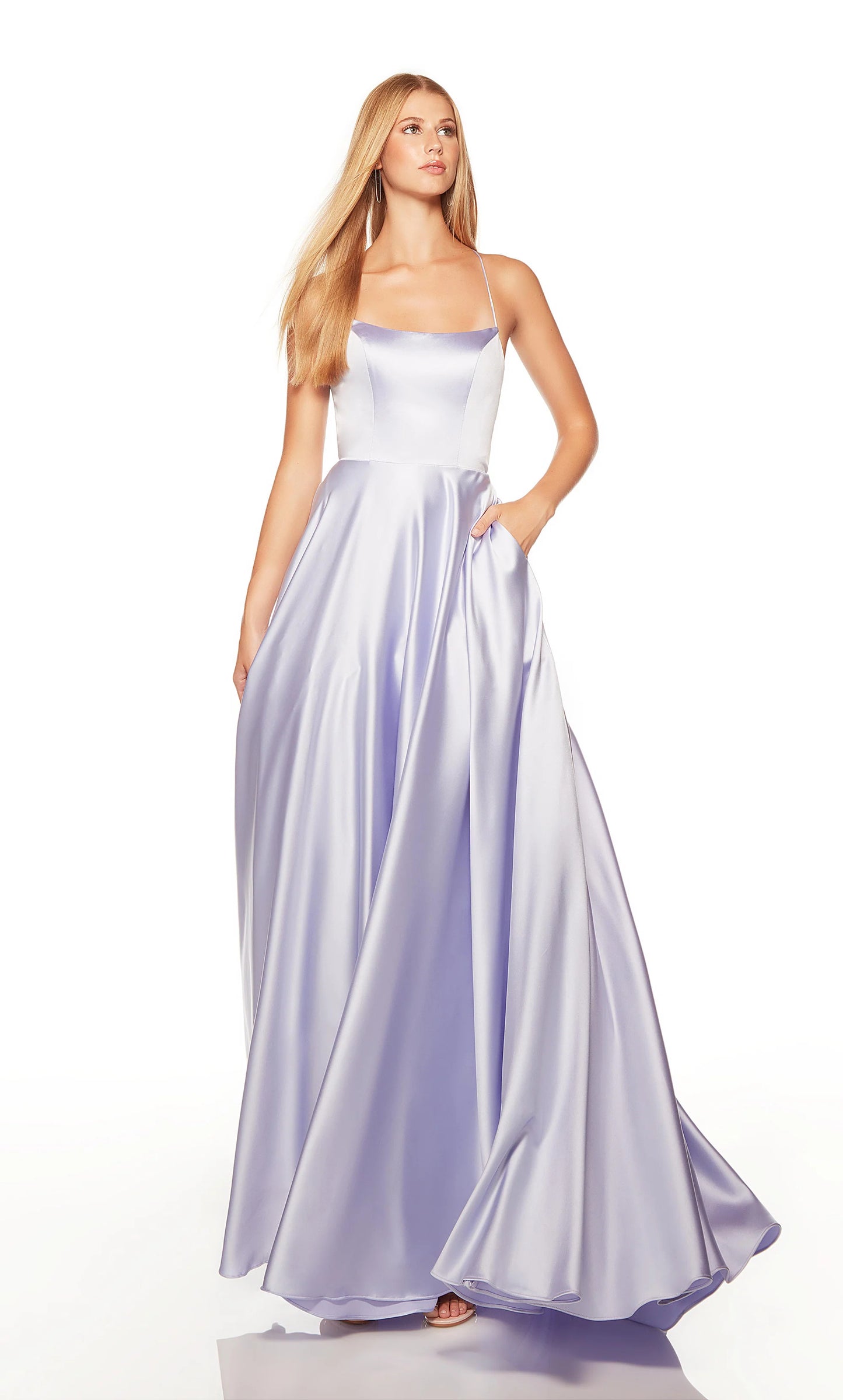 Alyce Paris Luminous Satin Dress