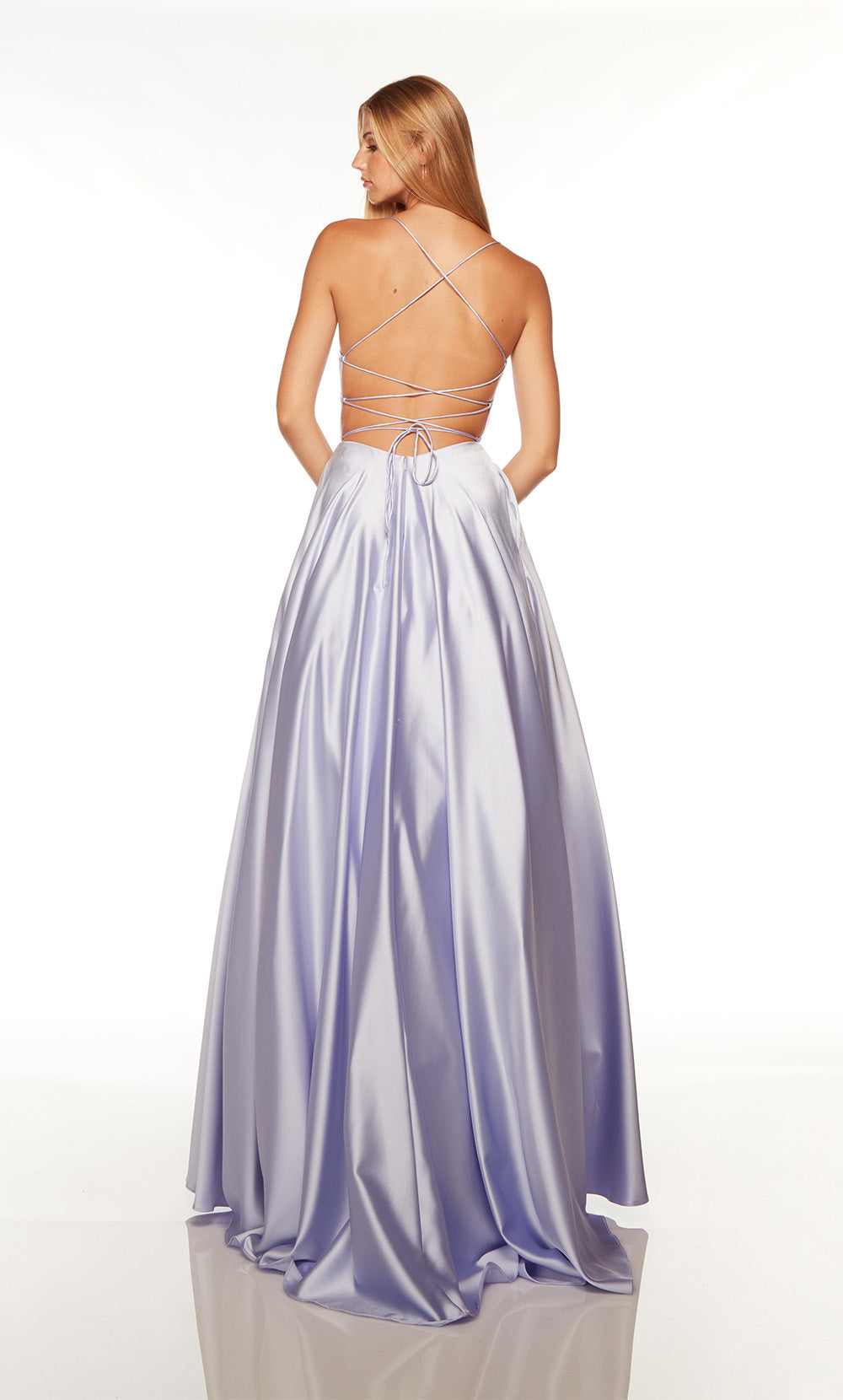 Alyce Paris Luminous Satin Dress
