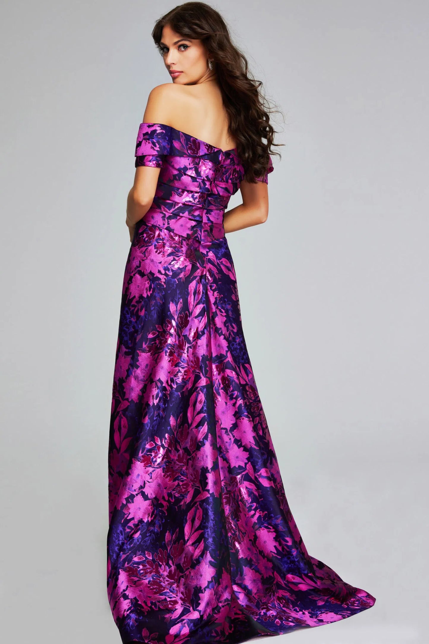 Jovani Floral Print Dress