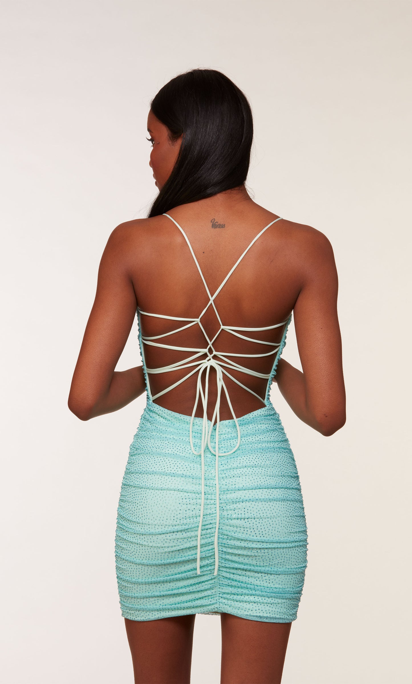 Alyce Paris Stretch Mesh Dress