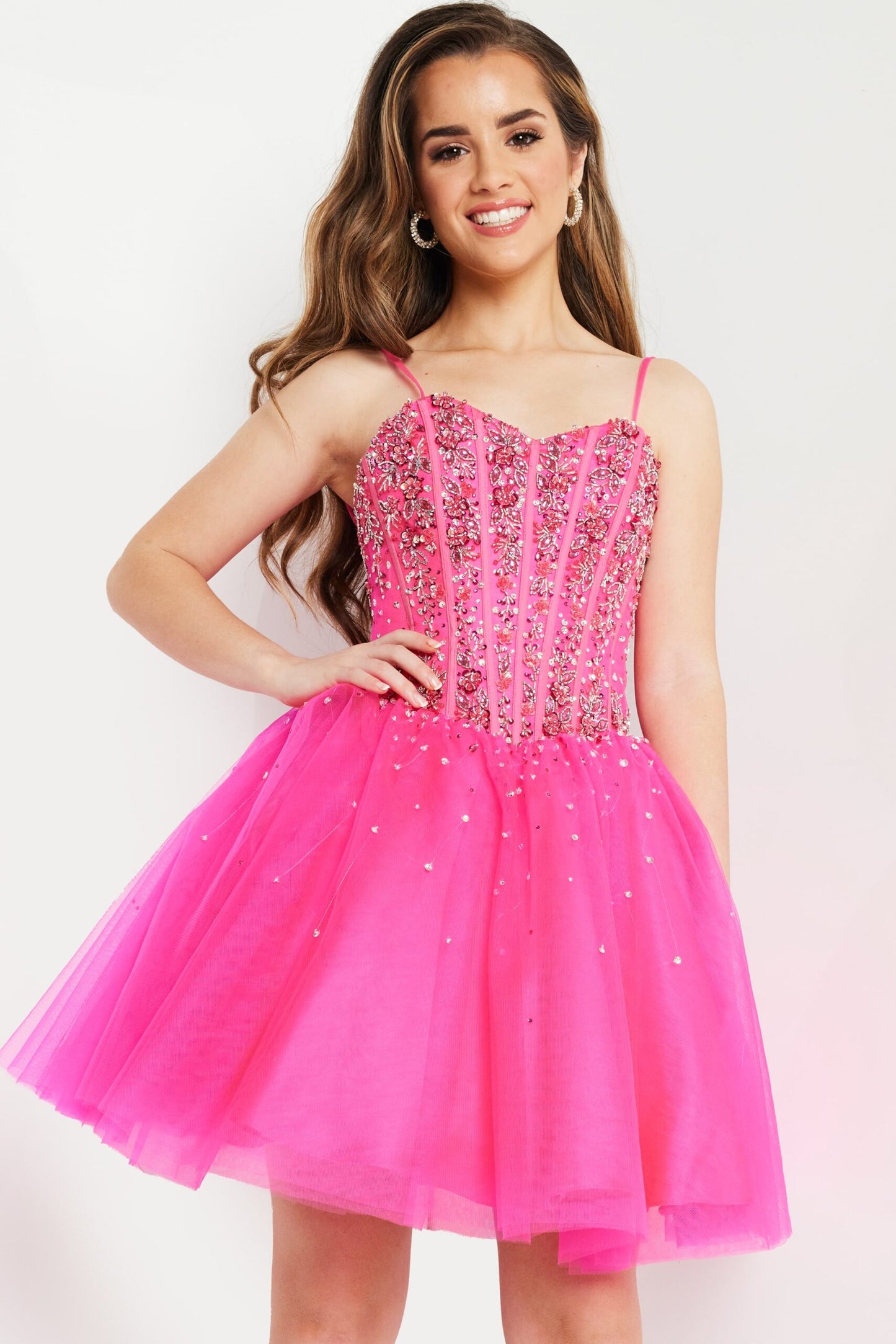 Jovani Beaded Corset Kids Dress