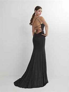 Studio 17 One Shoulder Fitted Shimmer Dress