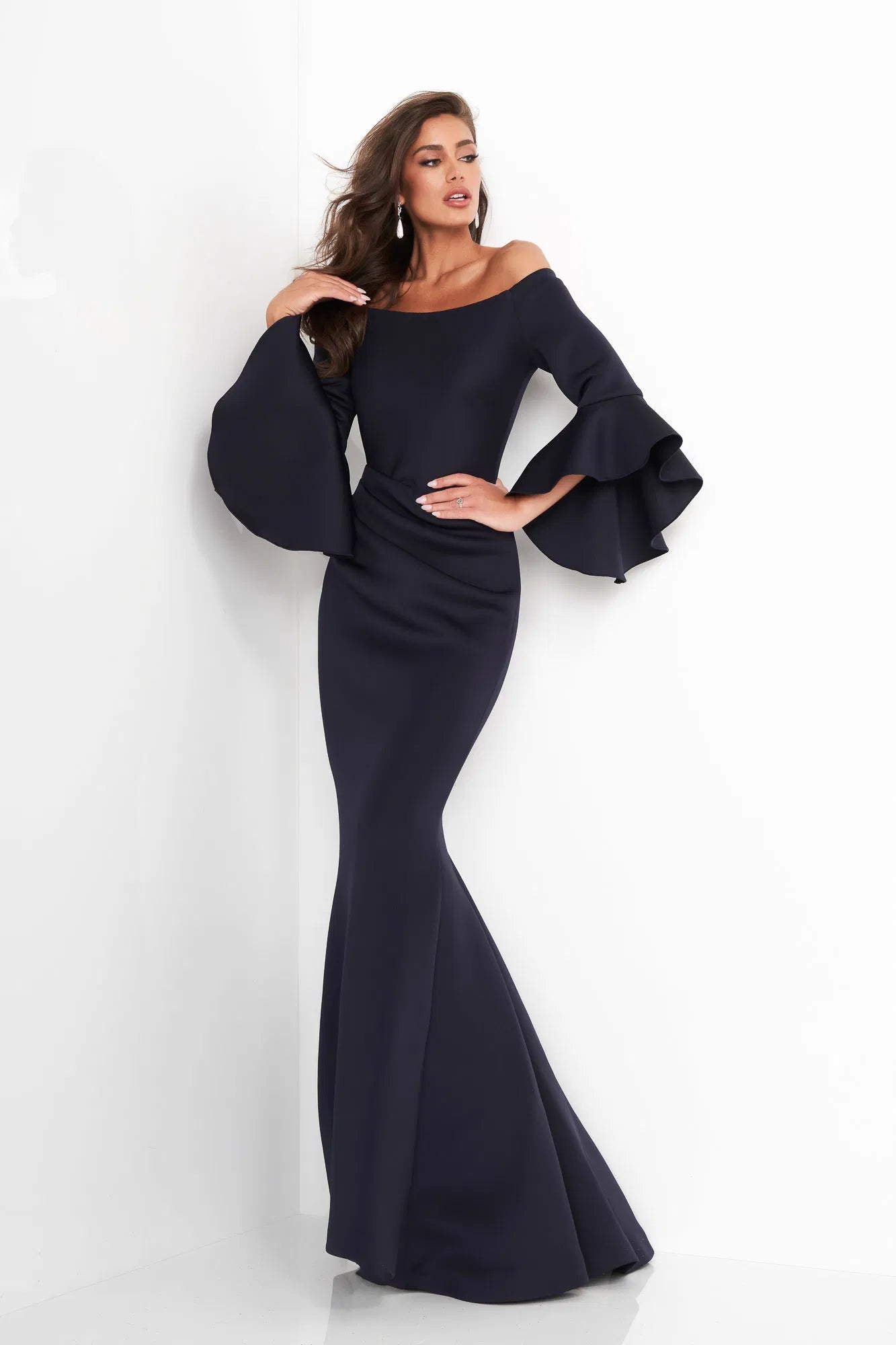 Jovani Bell Sleeve Dress