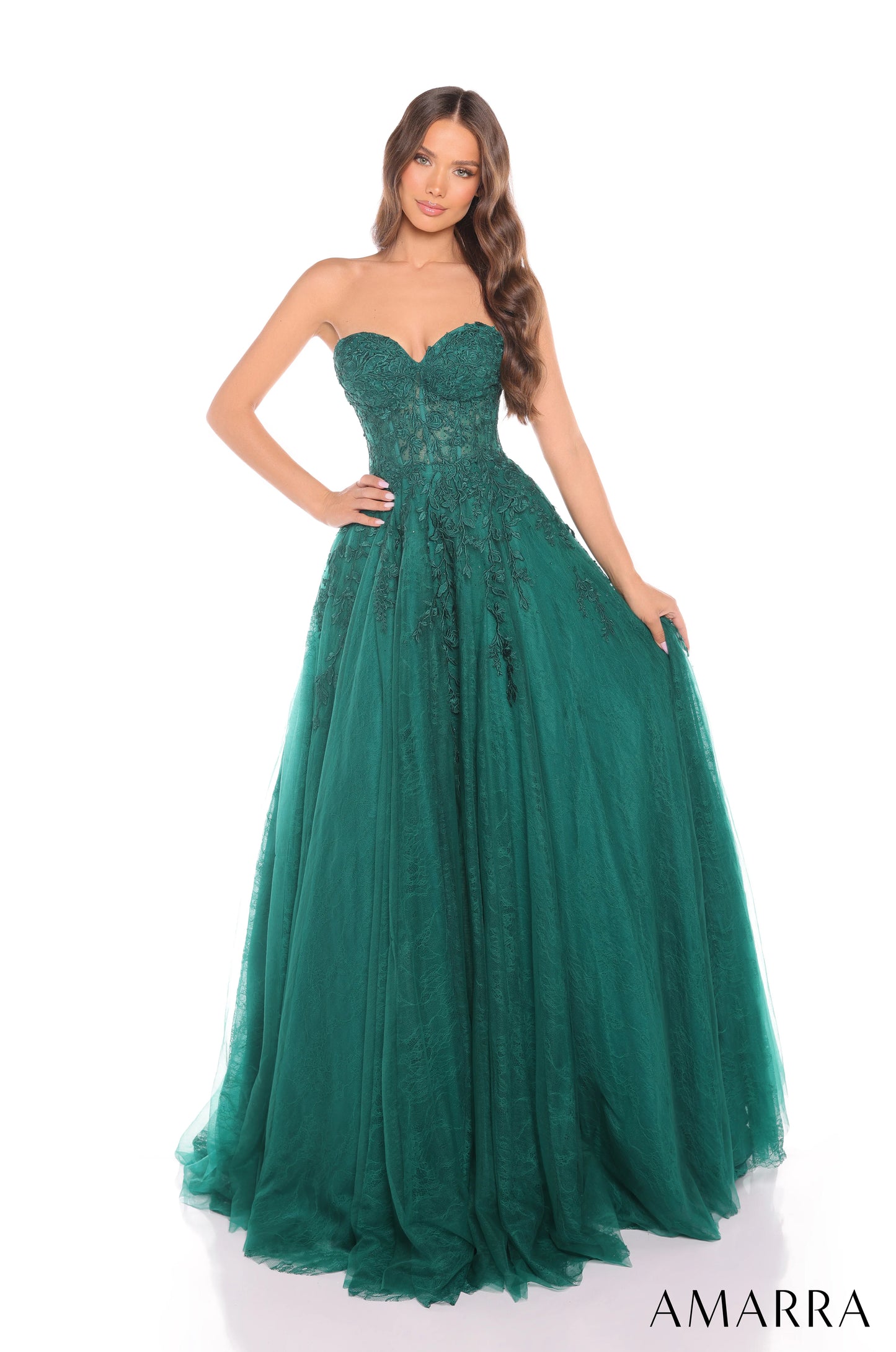 Amarra Floral Ball Gown